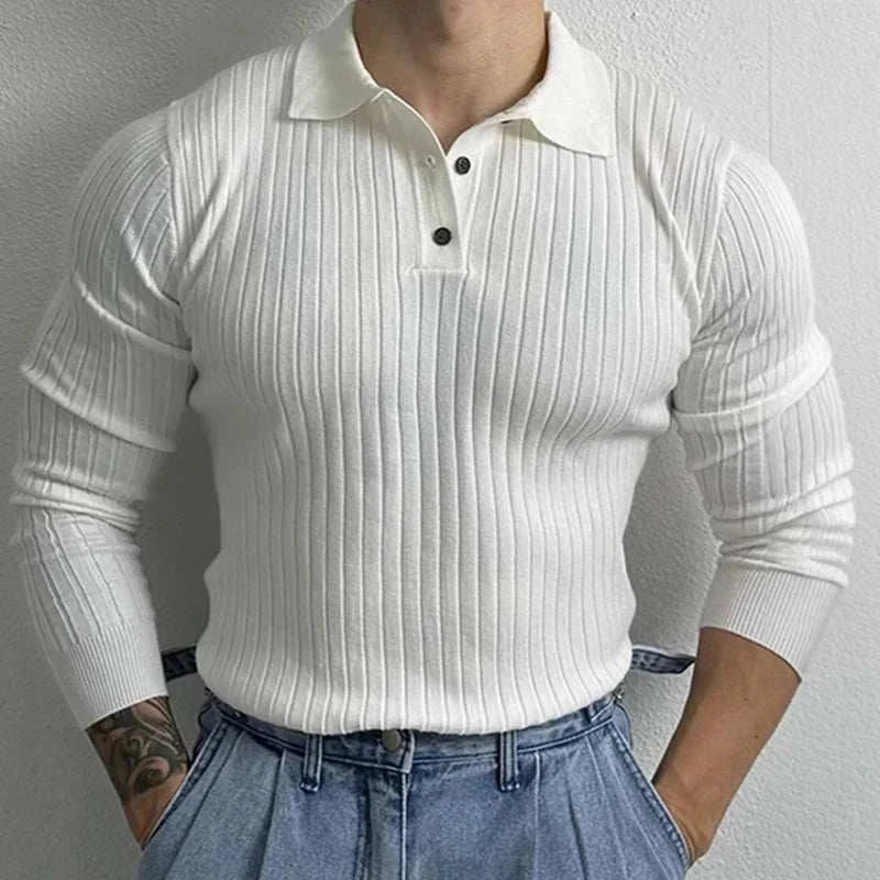 Knit Sweater - Soft Blend Slim Shape And Breathable Warmth