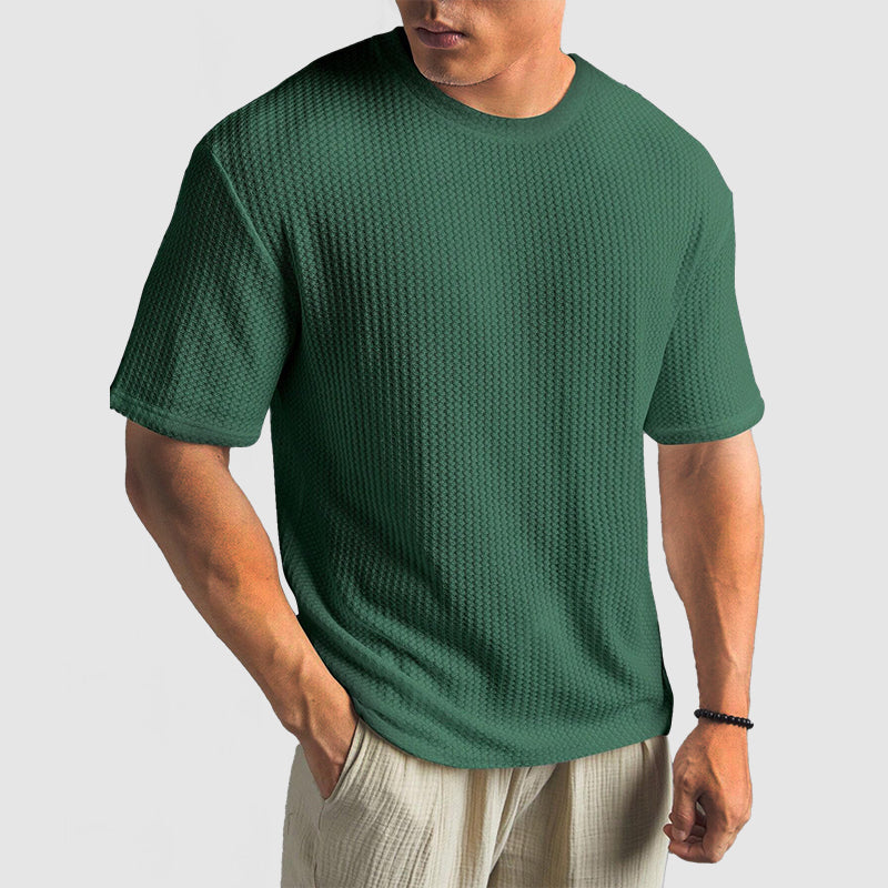 Knit T Shirt - Structured Knit & Breathable Shape Retention