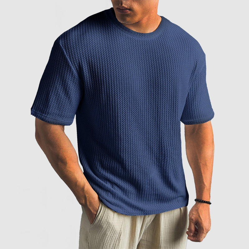 Knit T Shirt - Structured Knit & Breathable Shape Retention