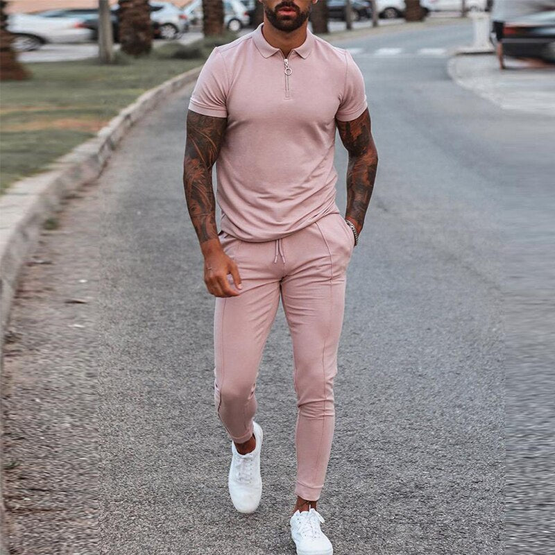 Leisure Outfit Set - Soft Blend Relaxed Fit And Easy Move