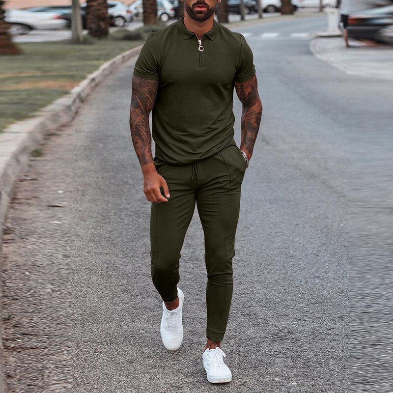 Leisure Outfit Set - Soft Blend Relaxed Fit And Easy Move