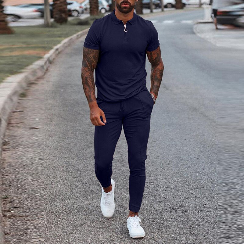 Leisure Outfit Set - Soft Blend Relaxed Fit And Easy Move