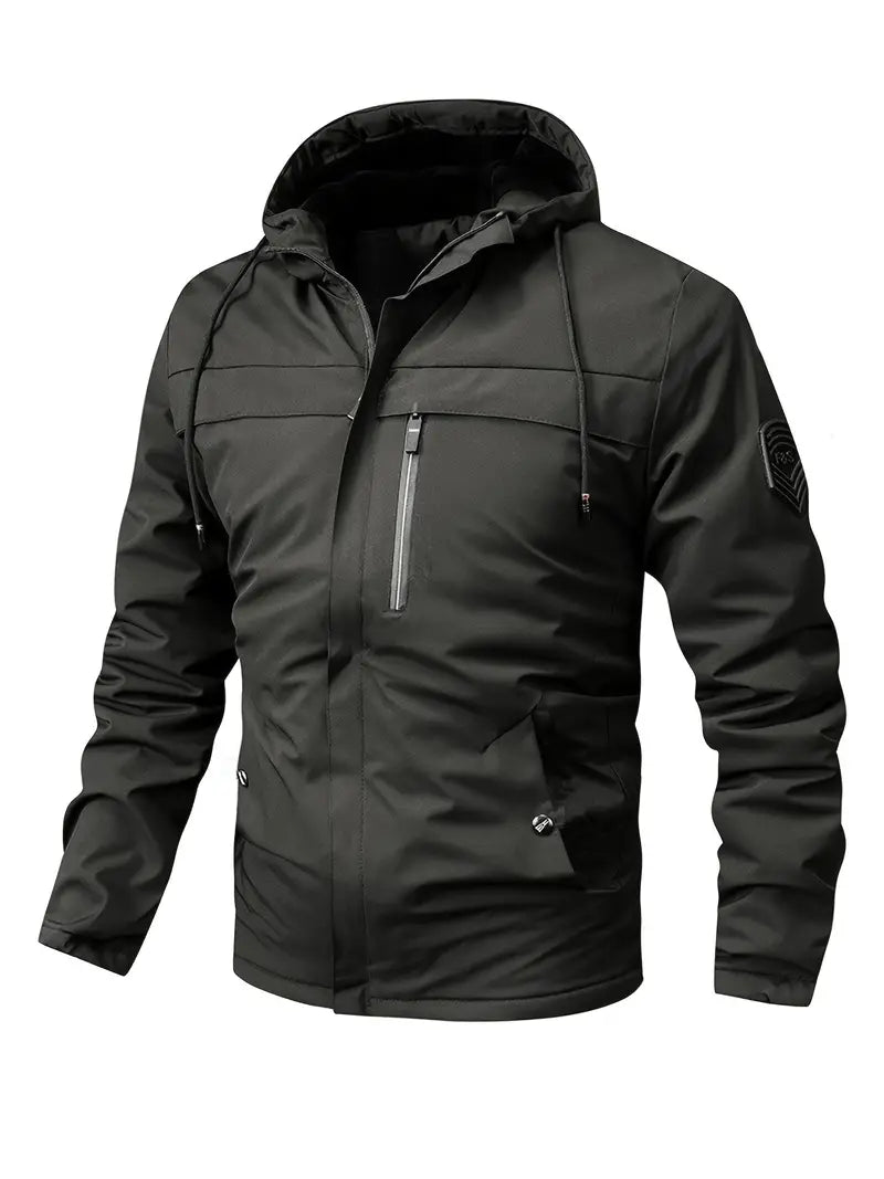 Lightweight Jacket - Hooded Slim Shape & Water Resistant