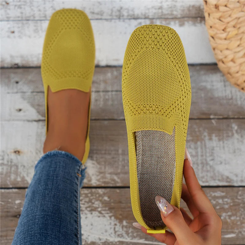 Loafers – Breathable Knit Blend Upper & Stable Base