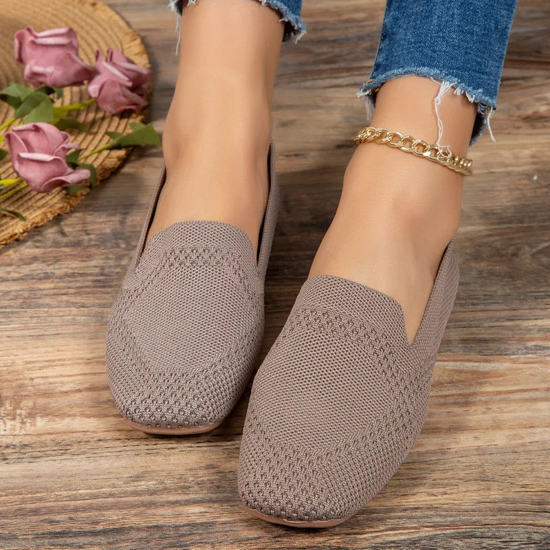 Loafers – Breathable Knit Blend Upper & Stable Base