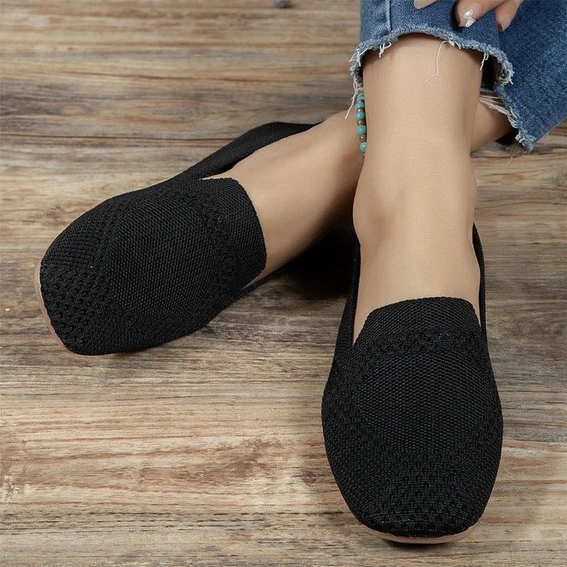 Loafers – Breathable Knit Blend Upper & Stable Base