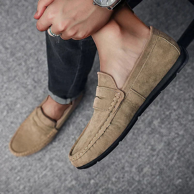 Loafers - Slip On Shape With Lace Detail & Secure Fit