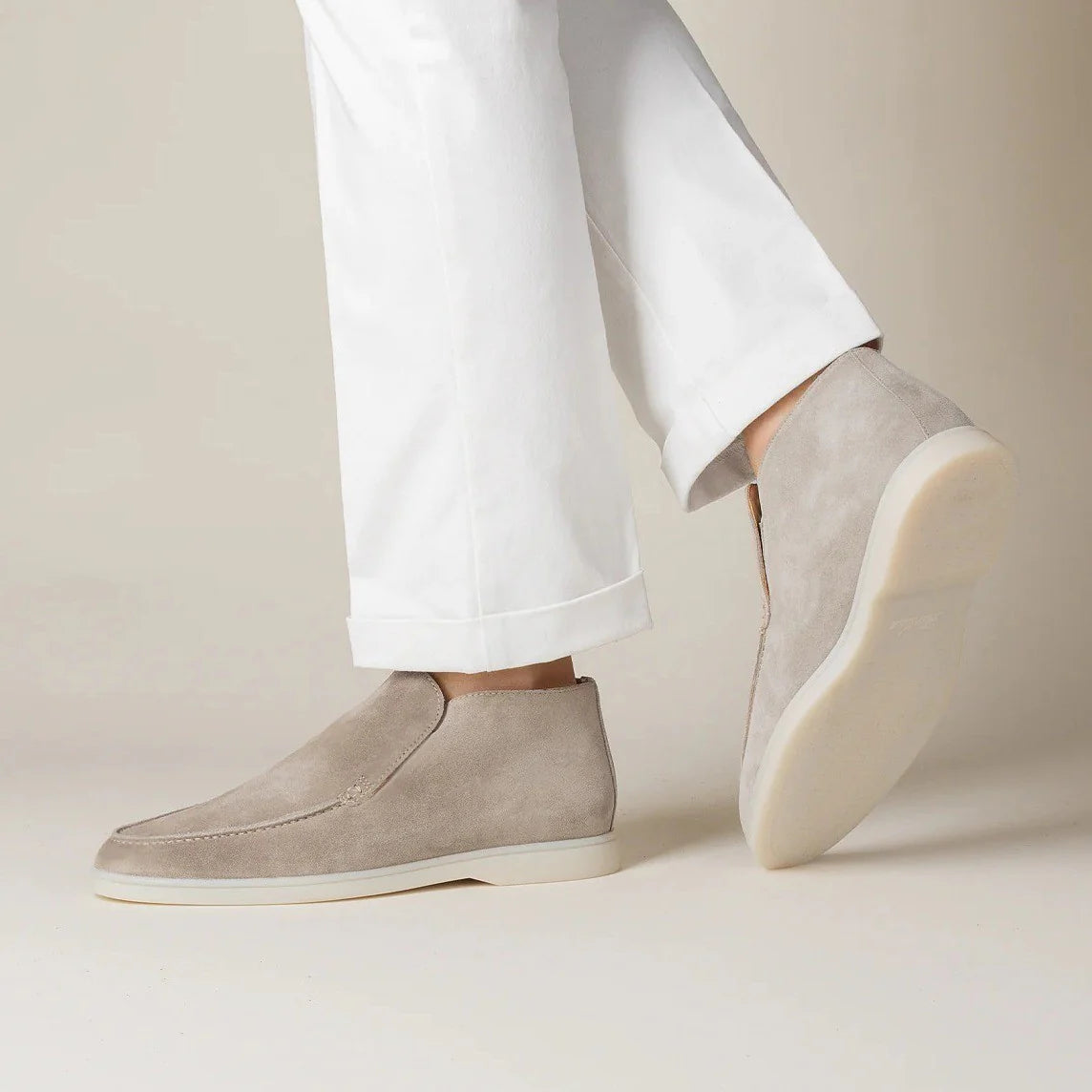 Loafers - Soft Blend Slip On & Cushioned Insole Traction