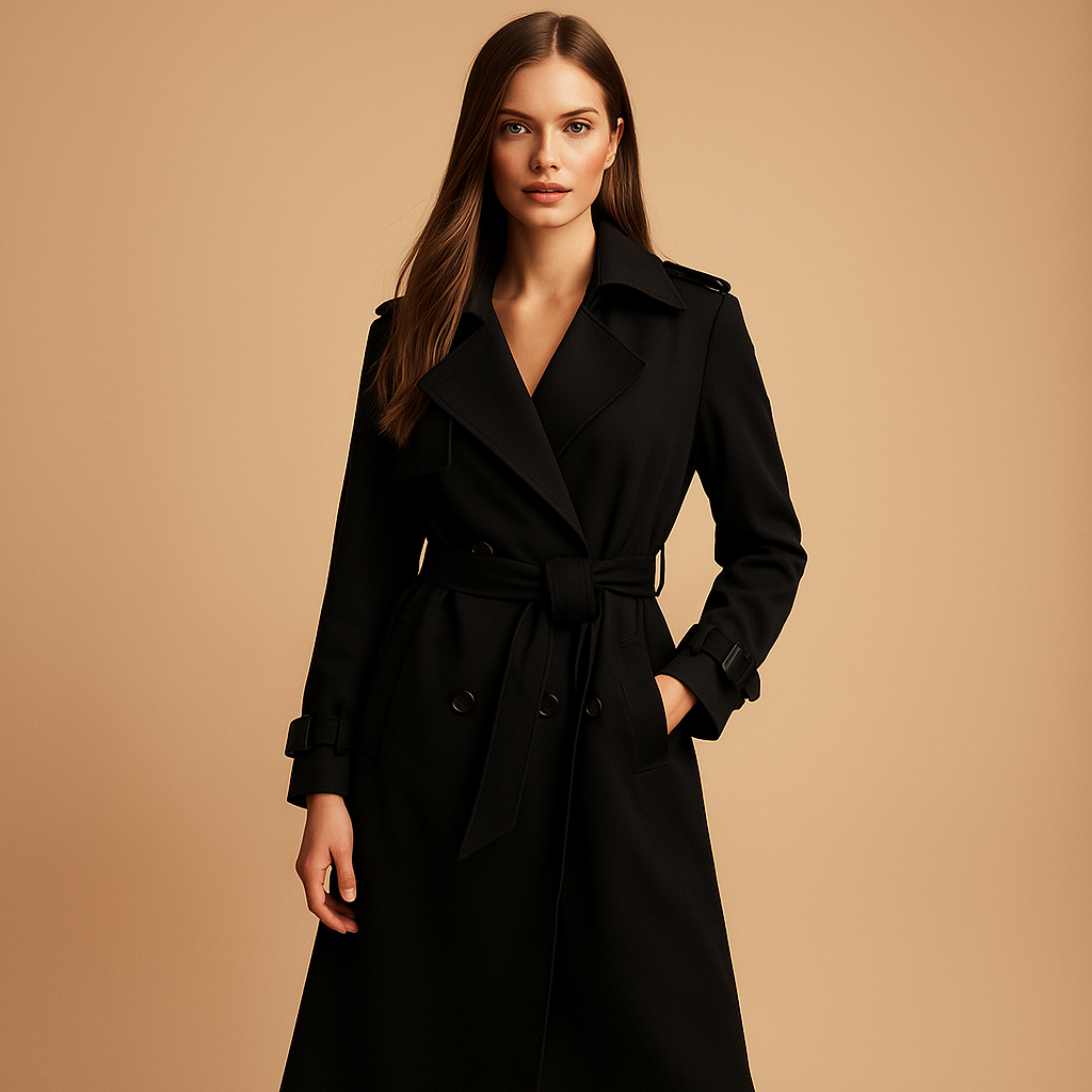 Long Coat - Double Button Front & Longer Length Warmth