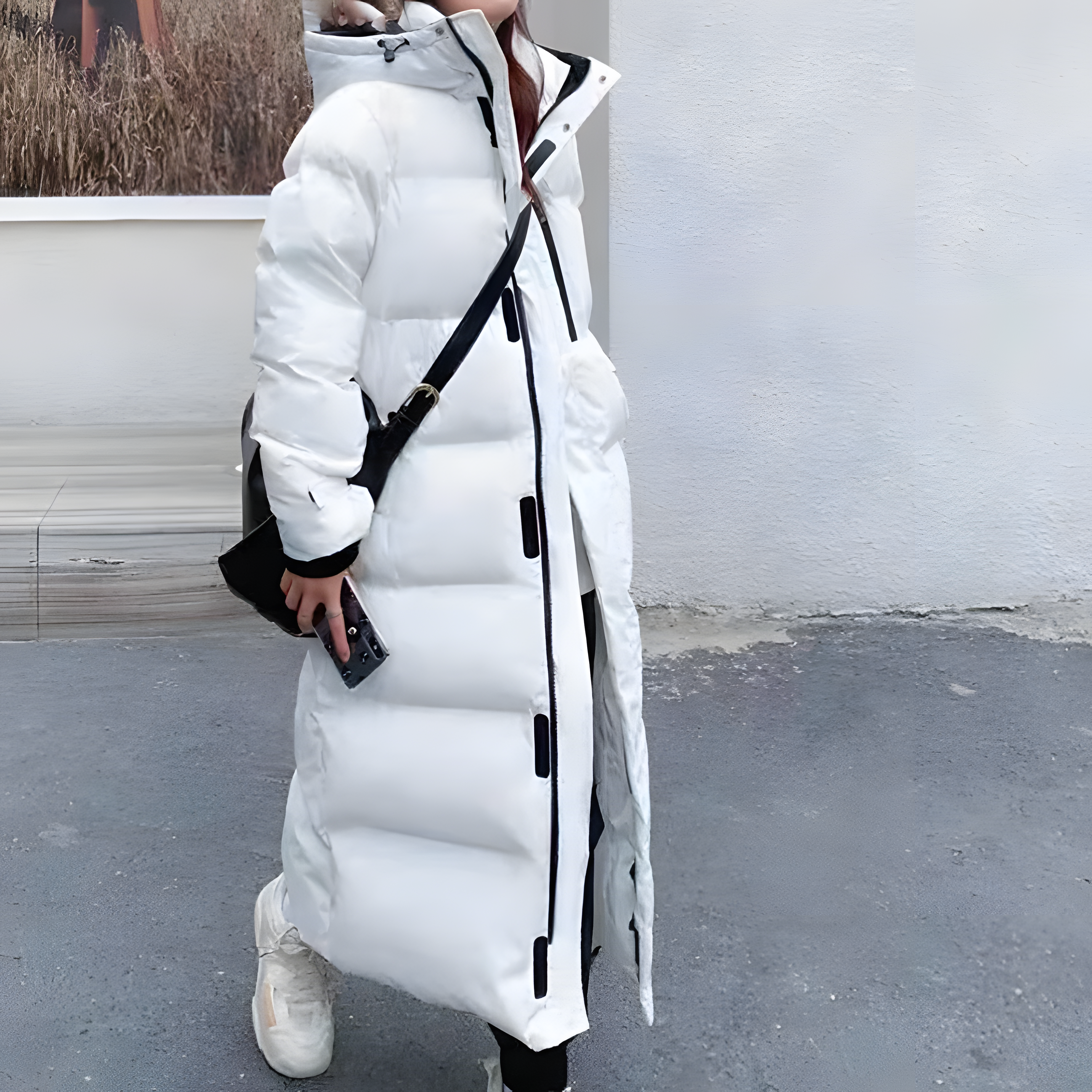 Long Down Jacket – Waterproof Shell & Extended Warmth