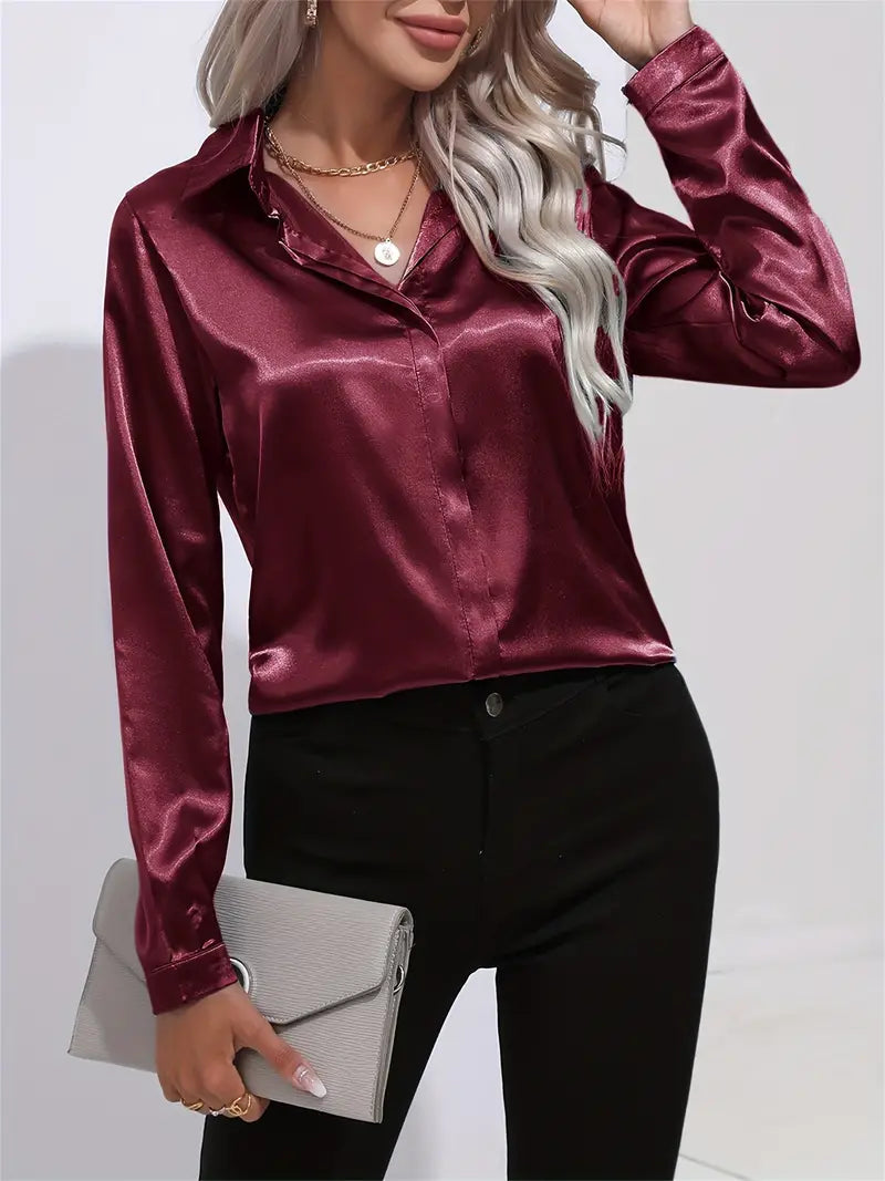 Long Sleeve Shirt - Soft Fabric Blend And Relaxed Layering
