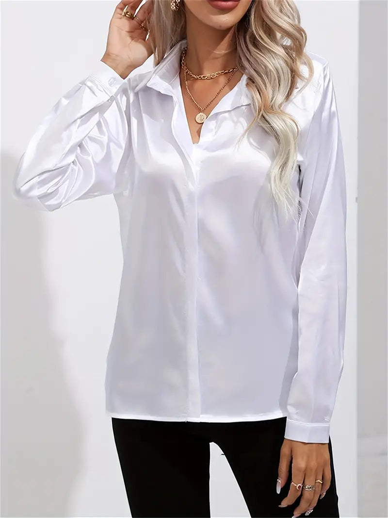 Long Sleeve Shirt - Soft Fabric Blend And Relaxed Layering