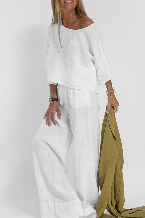 Women's Cotton-Linen Suit-6