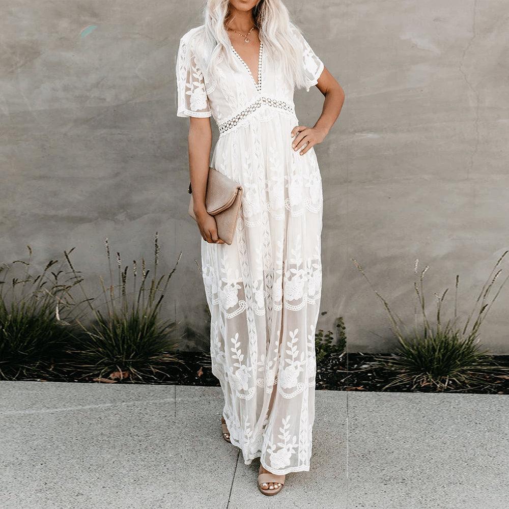 Maxi Dress - Lightweight Blend Long Shape & Moves Easy By Castello