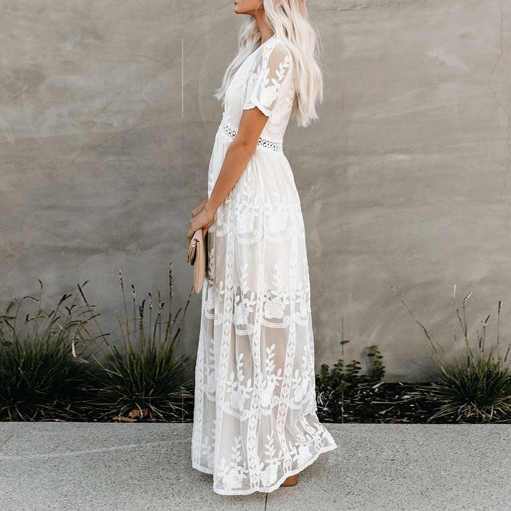 Maxi Dress - Lightweight Blend Long Shape & Moves Easy By Castello