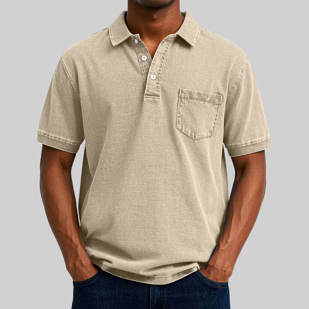 Men's Breathable Polo Shirt for Stylish Comfort 4