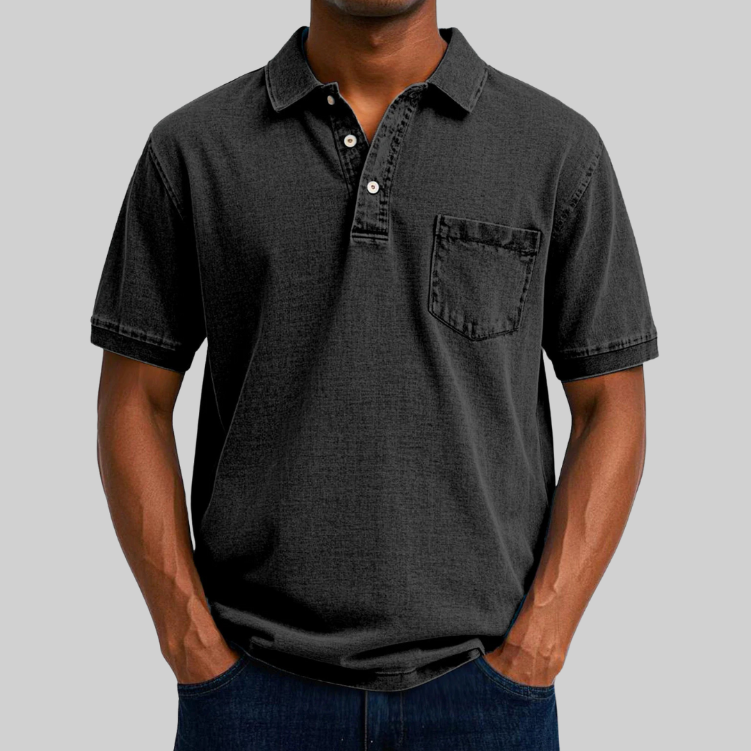 Men's Breathable Polo Shirt for Stylish Comfort 5