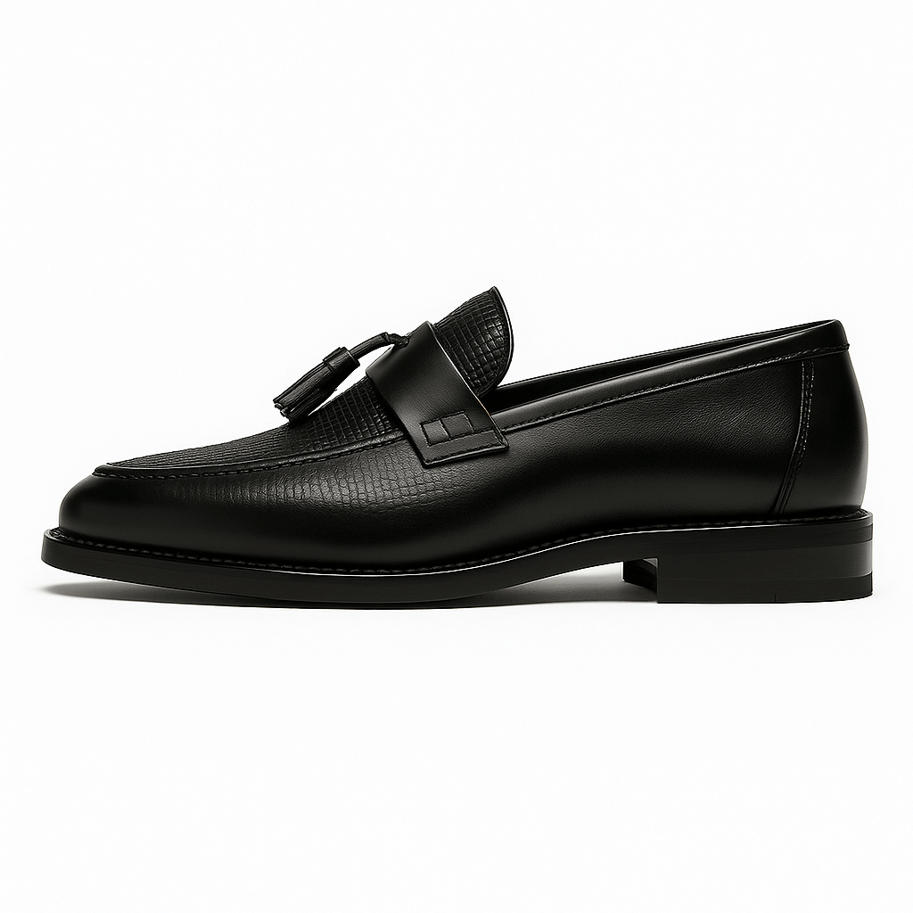 Men's Brown Woven Tassel Loafers for Formal and Casual Wear 1
