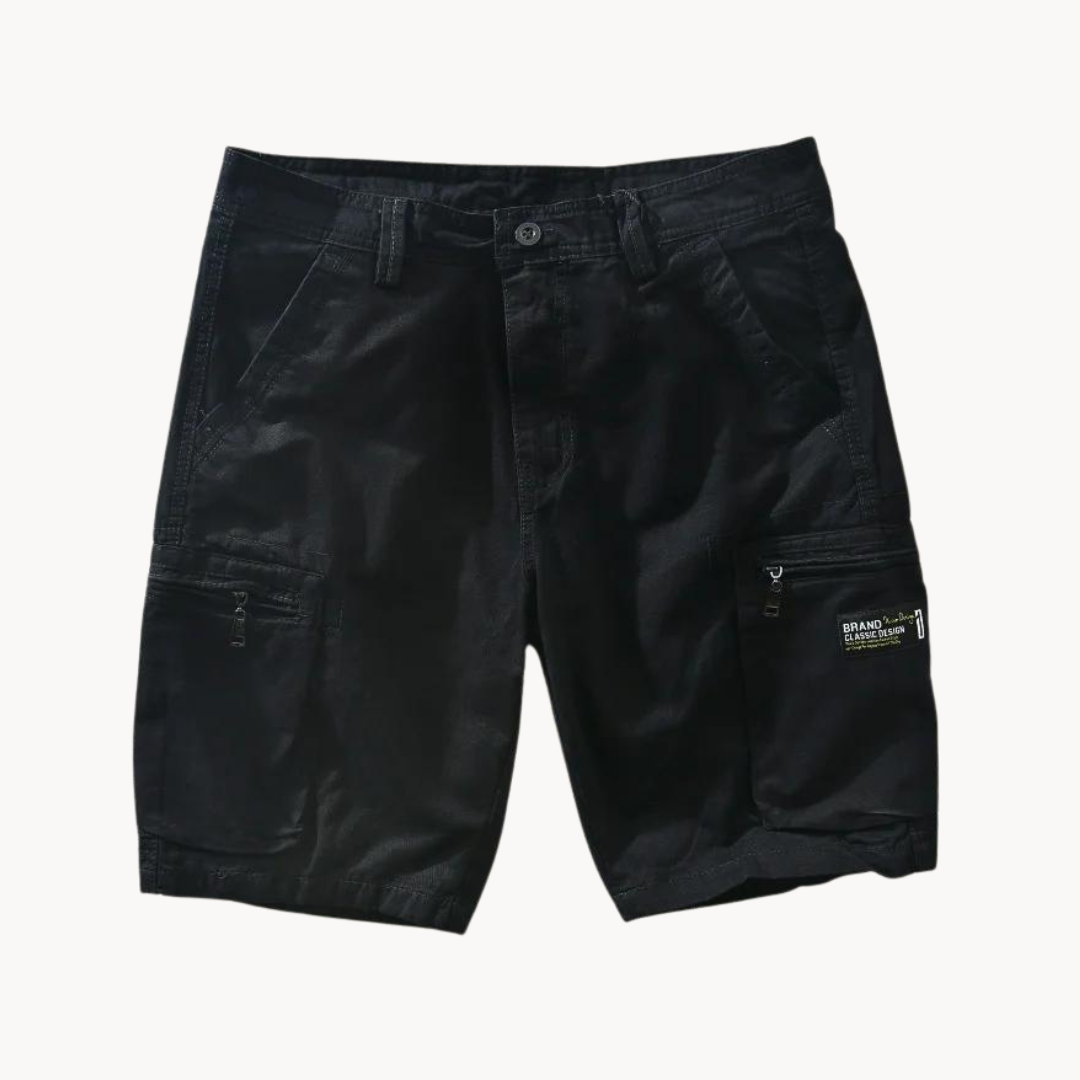 Men's Cargo Shorts with Multiple Pockets and Stretch Fabric 0