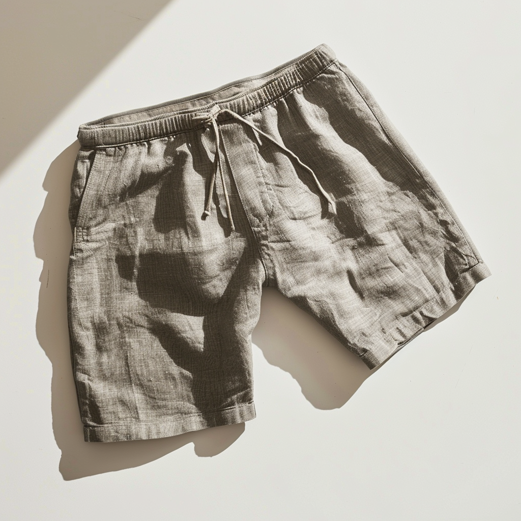 Men's Casual Linen Shorts for Summer Comfort 2