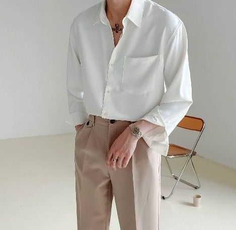 Men's Casual Shirt Inspired by Italian Fashion Style 0