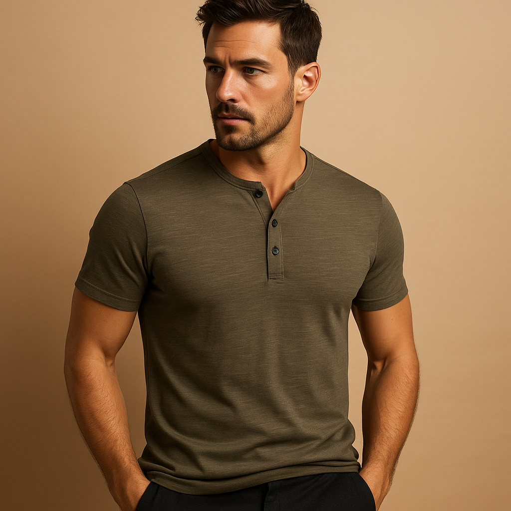 Men's Casual T-Shirt - Regular Fit Short Sleeve Top 0
