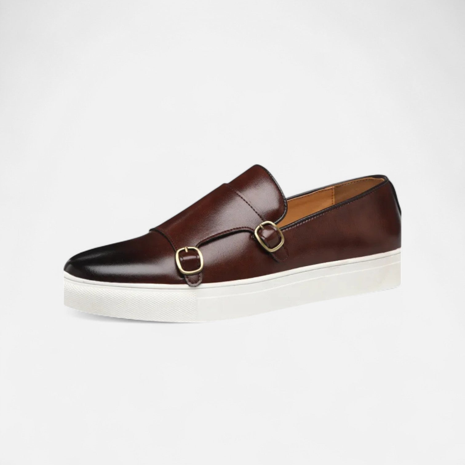 Men's Leather Buckle Loafers 2