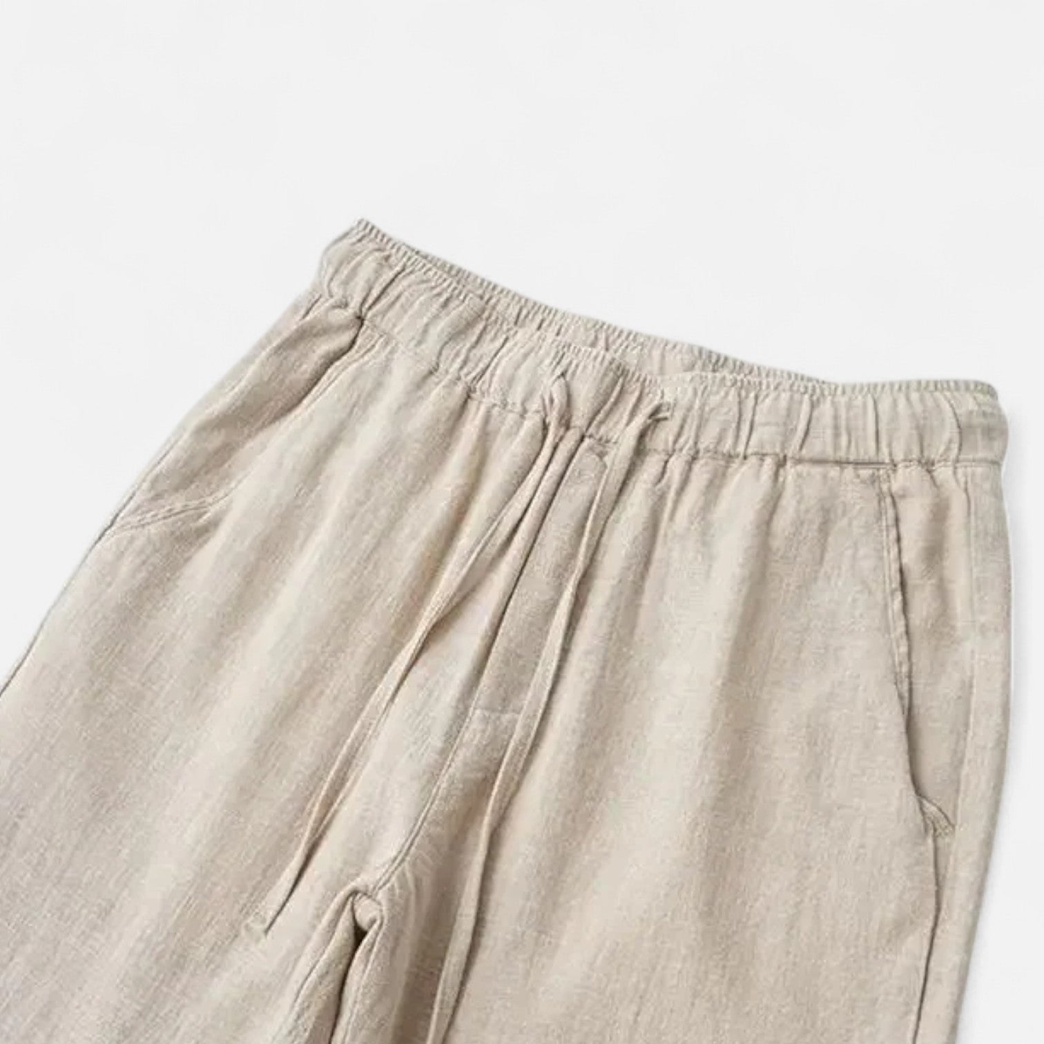 Men's Loose Fit Linen Trousers 1
