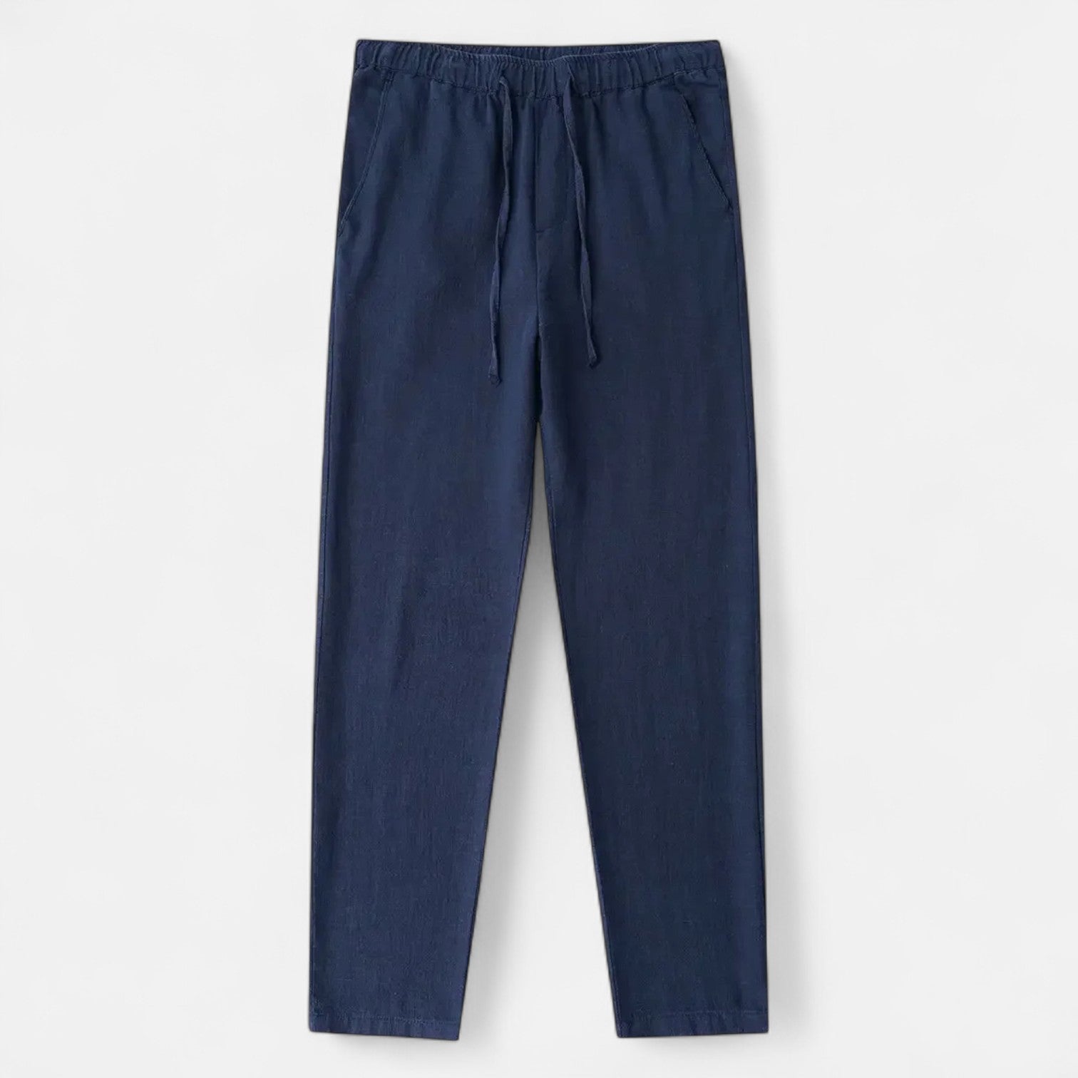 Men's Loose Fit Linen Trousers 10