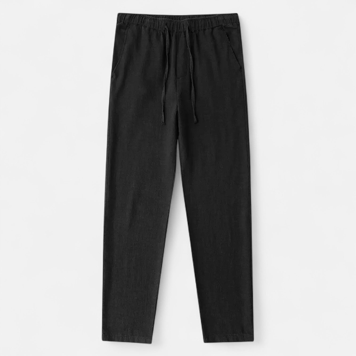 Men's Loose Fit Linen Trousers 11