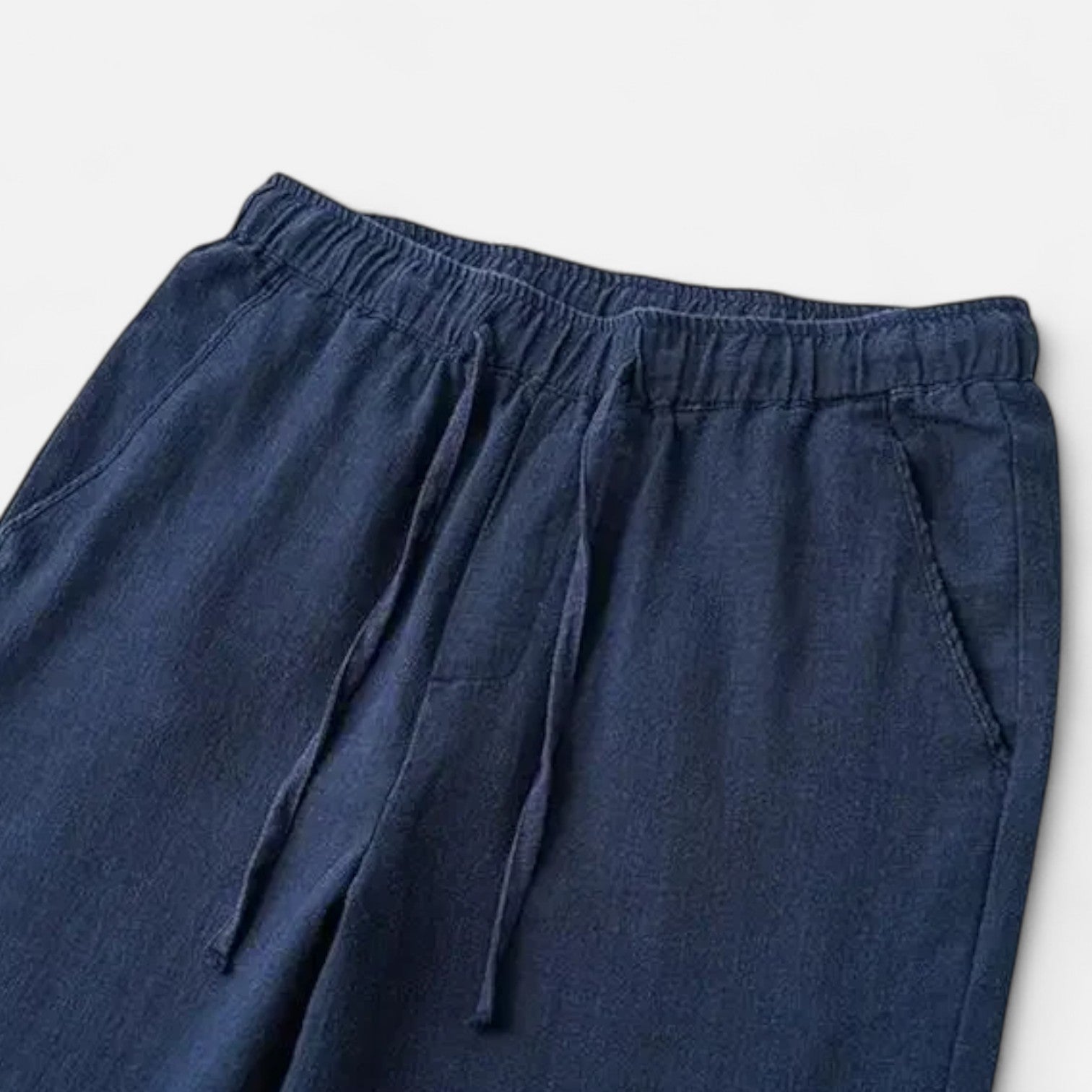 Men's Loose Fit Linen Trousers 5