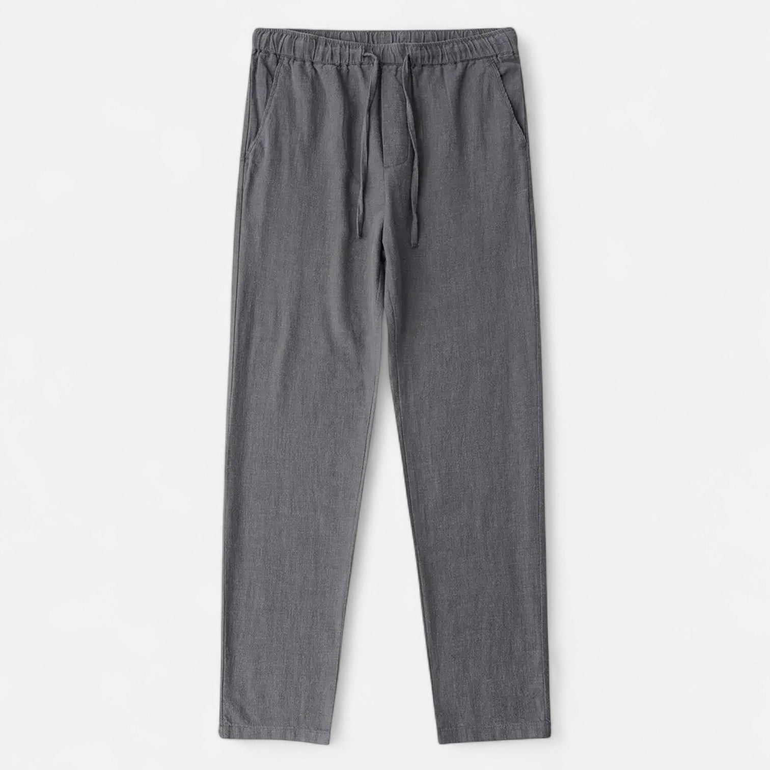 Men's Loose Fit Linen Trousers 9