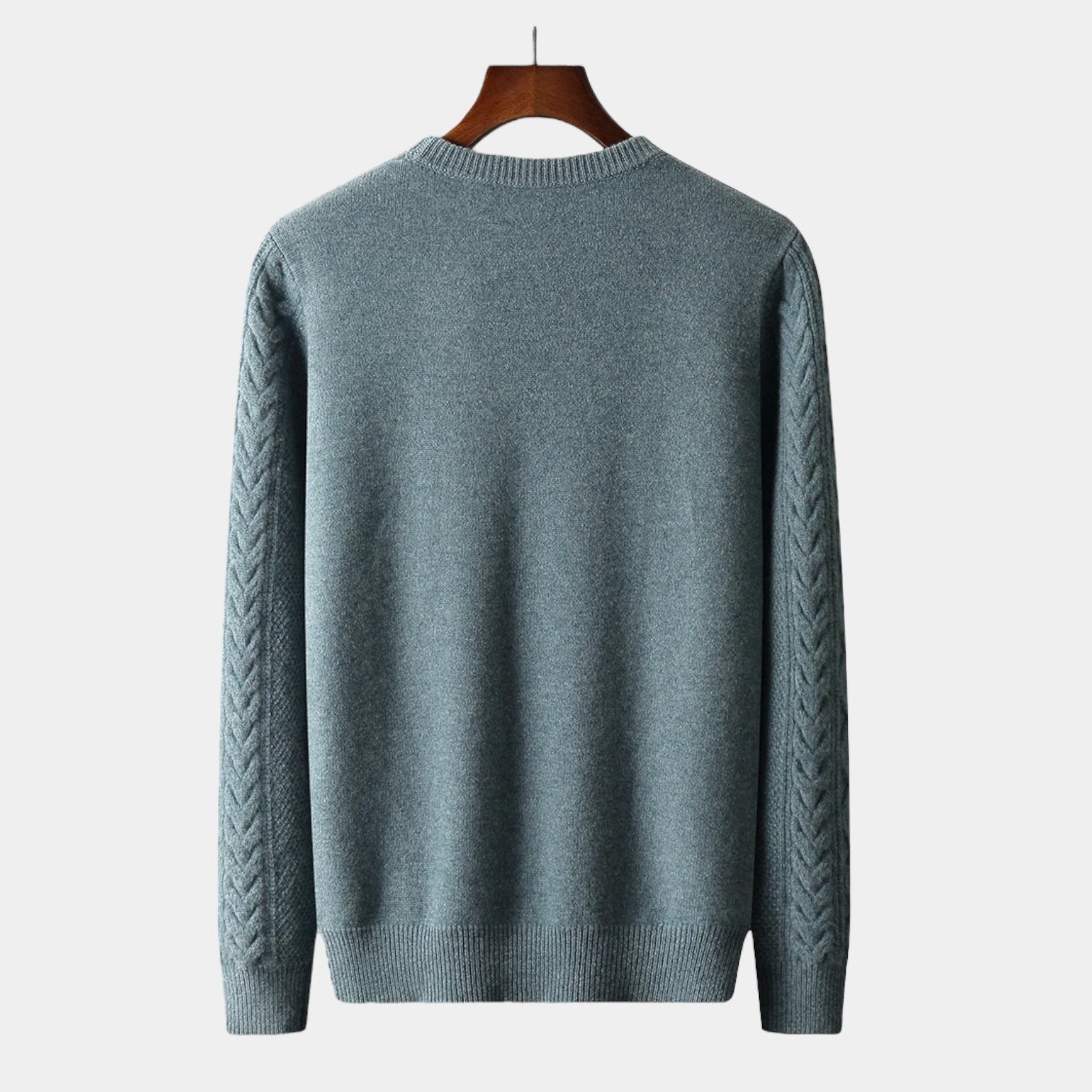 Men's Merino Wool Jacquard Sweater 1