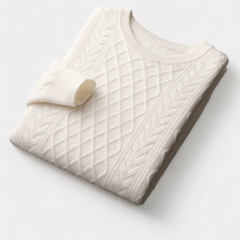 Men's Merino Wool Jacquard Sweater 3