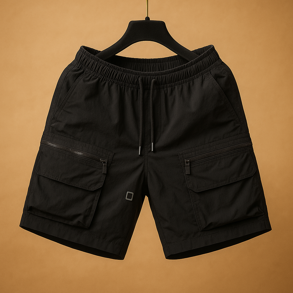 Men's Oversized Cargo Shorts with Multiple Pockets 1