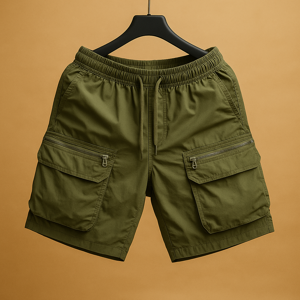 Men's Oversized Cargo Shorts with Multiple Pockets 2