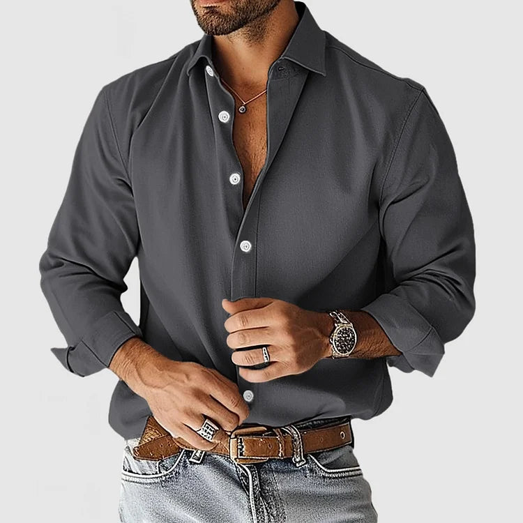 Men's Relaxed Fit Shirt for All Seasons 3