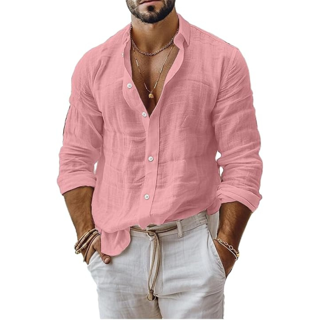 Men's Slim Fit Summer Shirt 0
