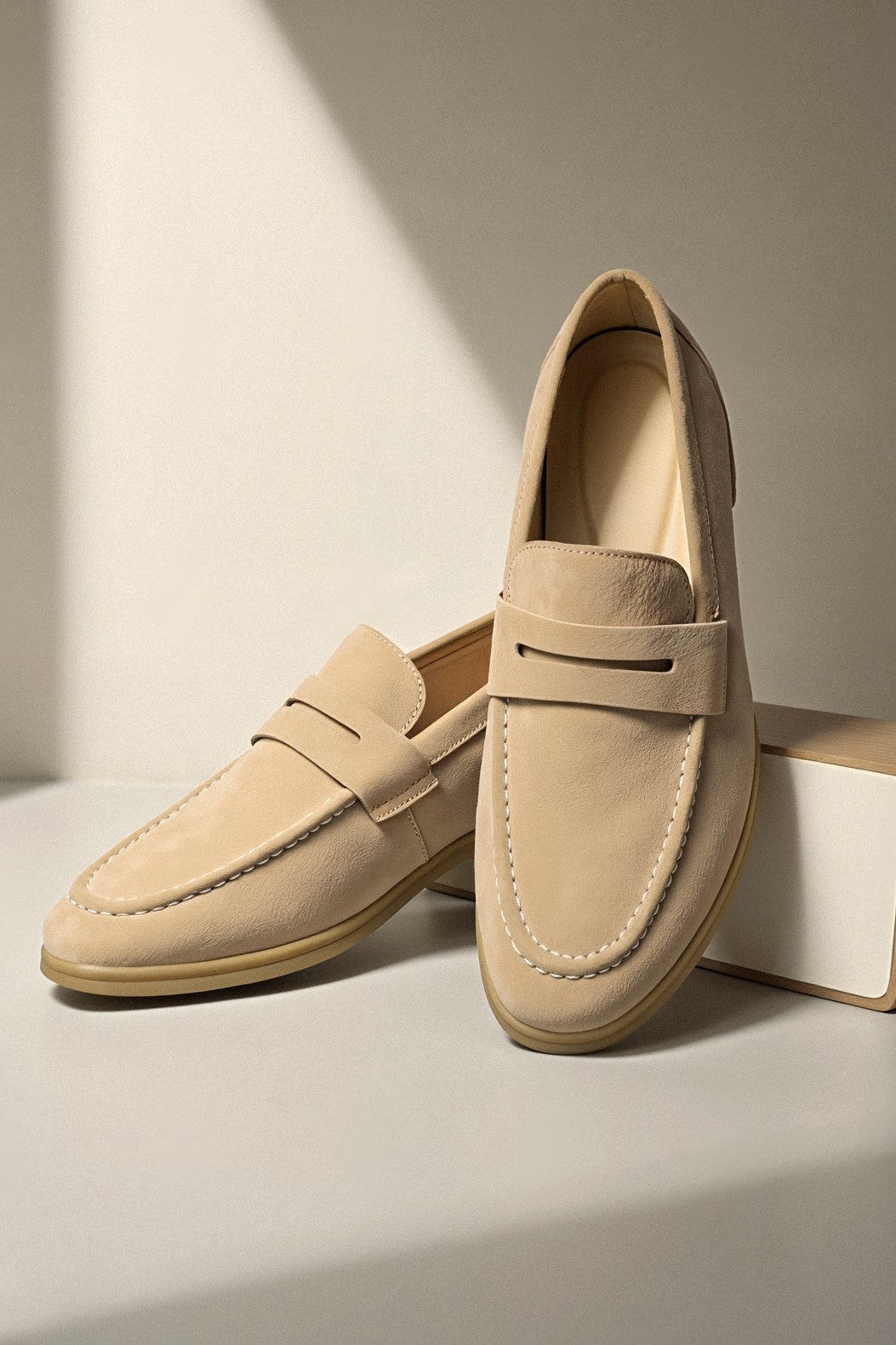 Men's Slip-On Loafers - Comfortable Loafer Shoes for Everyday Wear 1
