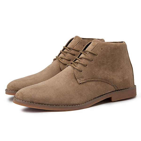Men's Suede Lace-Up Ankle Boots for Casual and Formal Wear 1
