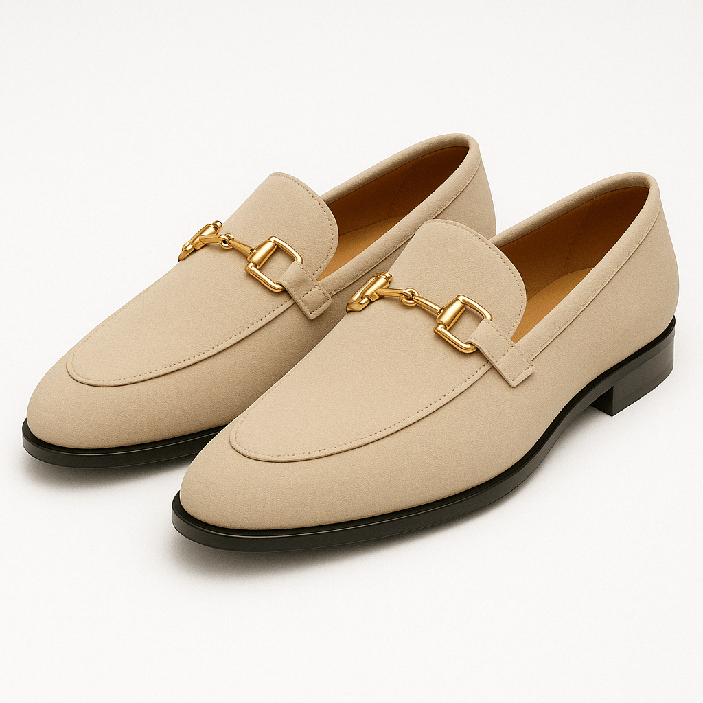 Men's Suede Penny Loafers - Comfortable Loafer Shoes 0