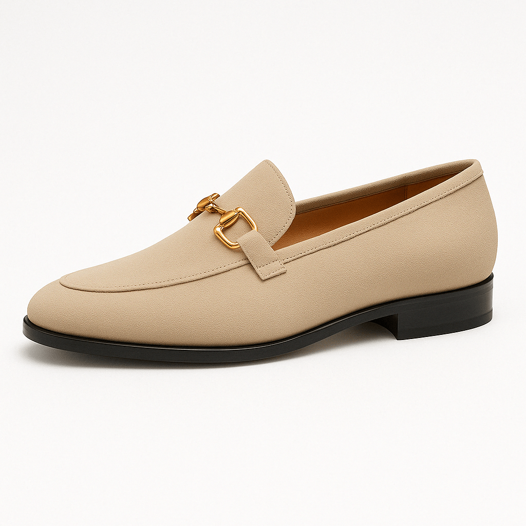 Men's Suede Penny Loafers - Comfortable Loafer Shoes 1