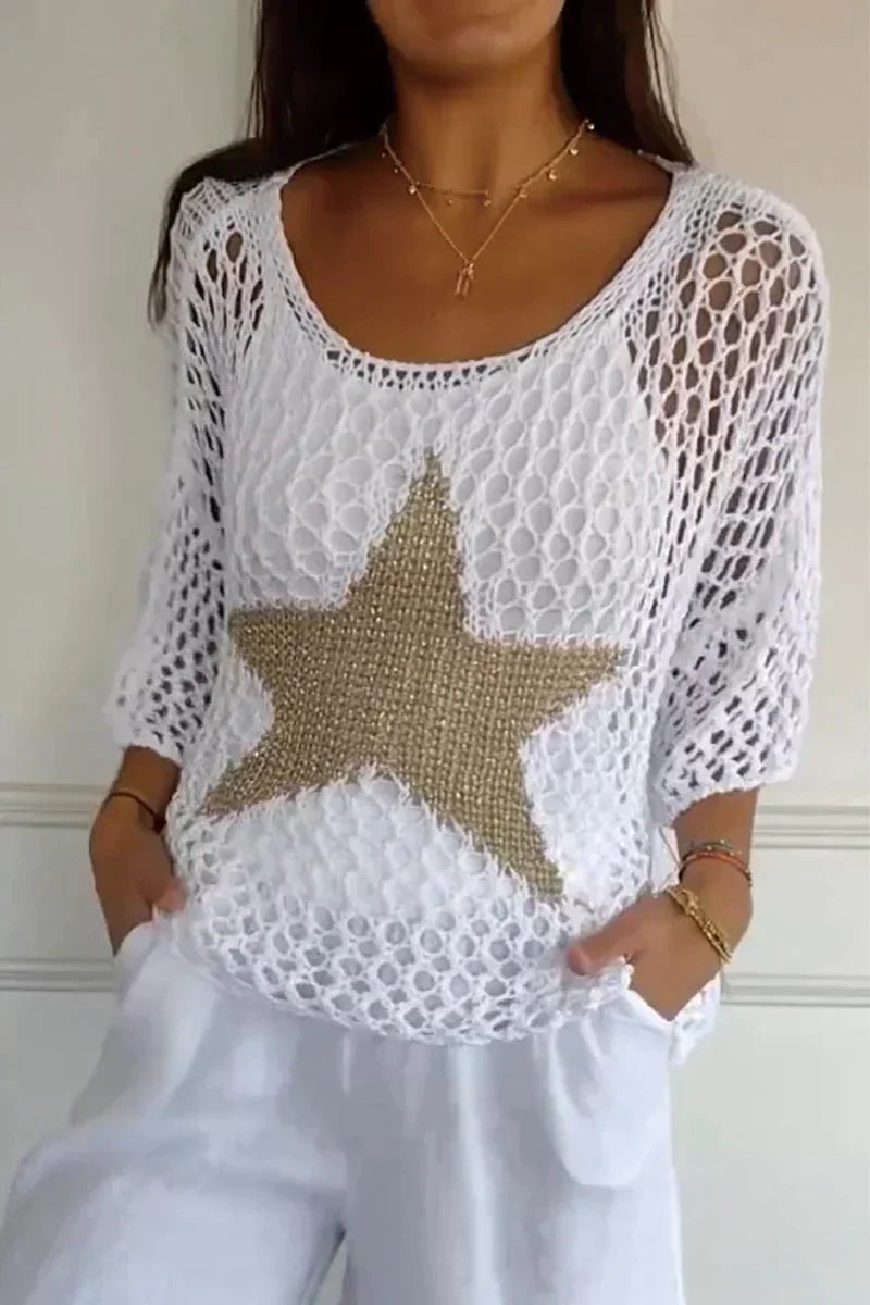 Mesh Knit Sweater – Open Knit & Airy Lightweight Layer
