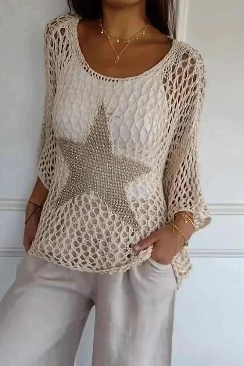 Mesh Knit Sweater – Open Knit & Airy Lightweight Layer