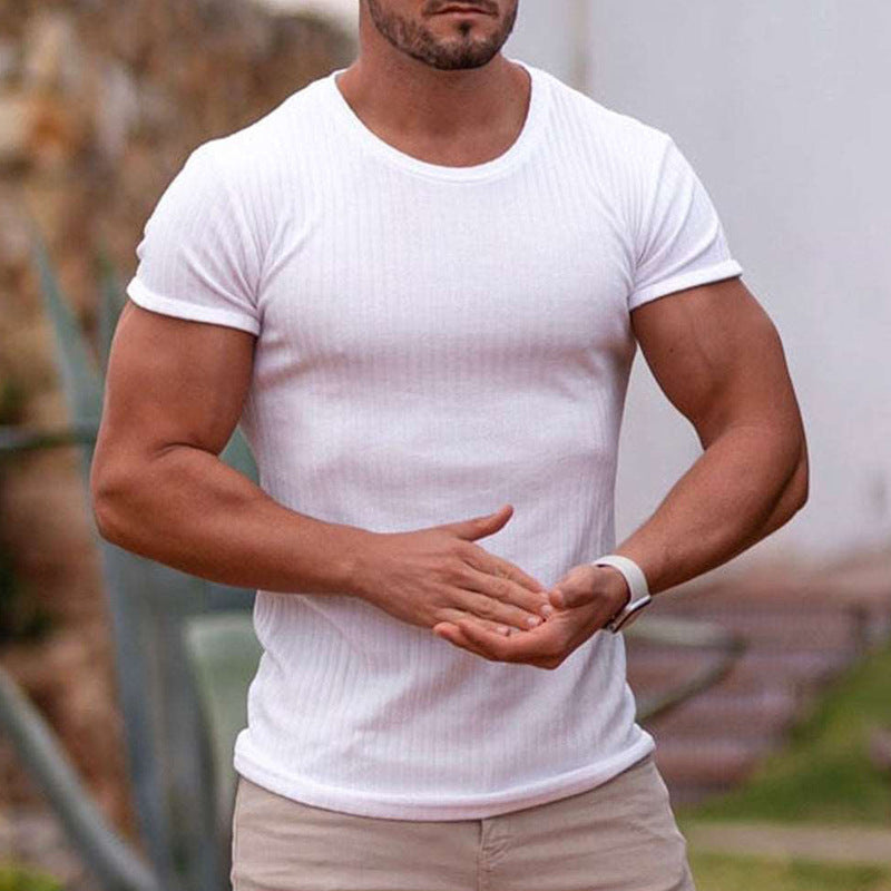 Men's Cotton Slim Fit T-Shirt-1