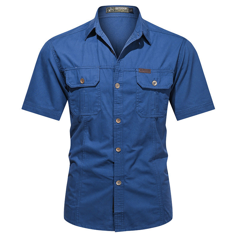 Variant image for Men's Cotton Blend Relaxed Fit Work Shirt-33