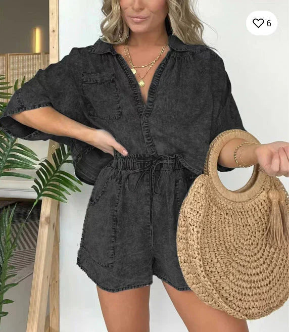 Women's Cotton Loose Top Set-6