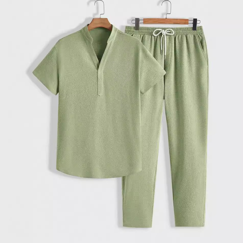 Men's Lightweight Gym Apparel Set-4