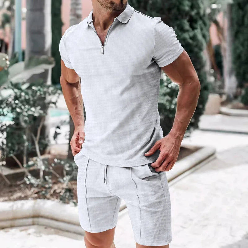 Outfit Set - Polyester Blend Relaxed Cut And Air Flow Ease
