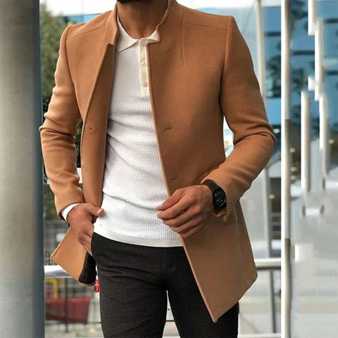 Overcoat - Dense Blend Structured Shape & Warmth Retention